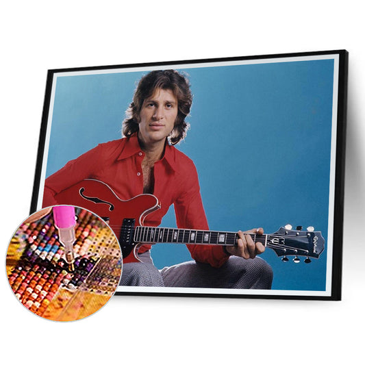 Singer - Mike Brant - Full Round Drill Diamond Painting 50*40CM
