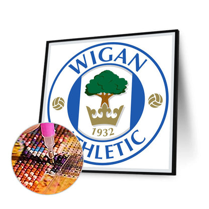 Wigan Athletic Football Club - Full Round Drill Diamond Painting 30*30CM