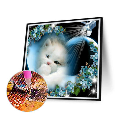 Love Kitten - Full Round Drill Diamond Painting 40*40CM