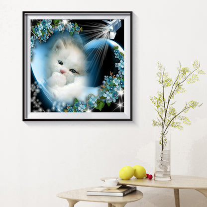 Love Kitten - Full Round Drill Diamond Painting 40*40CM