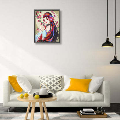 Opera Woman - Special Shaped Drill Diamond Painting 30*40CM