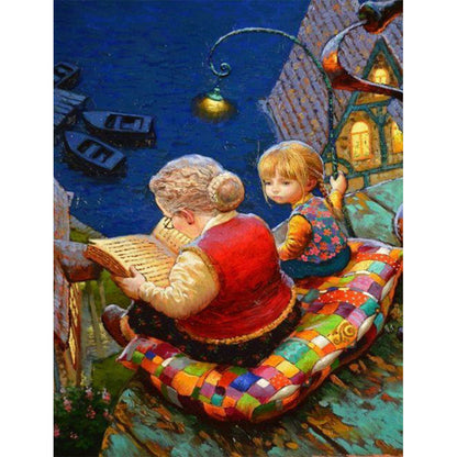 Granny Love - Full Round Drill Diamond Painting 30*40CM
