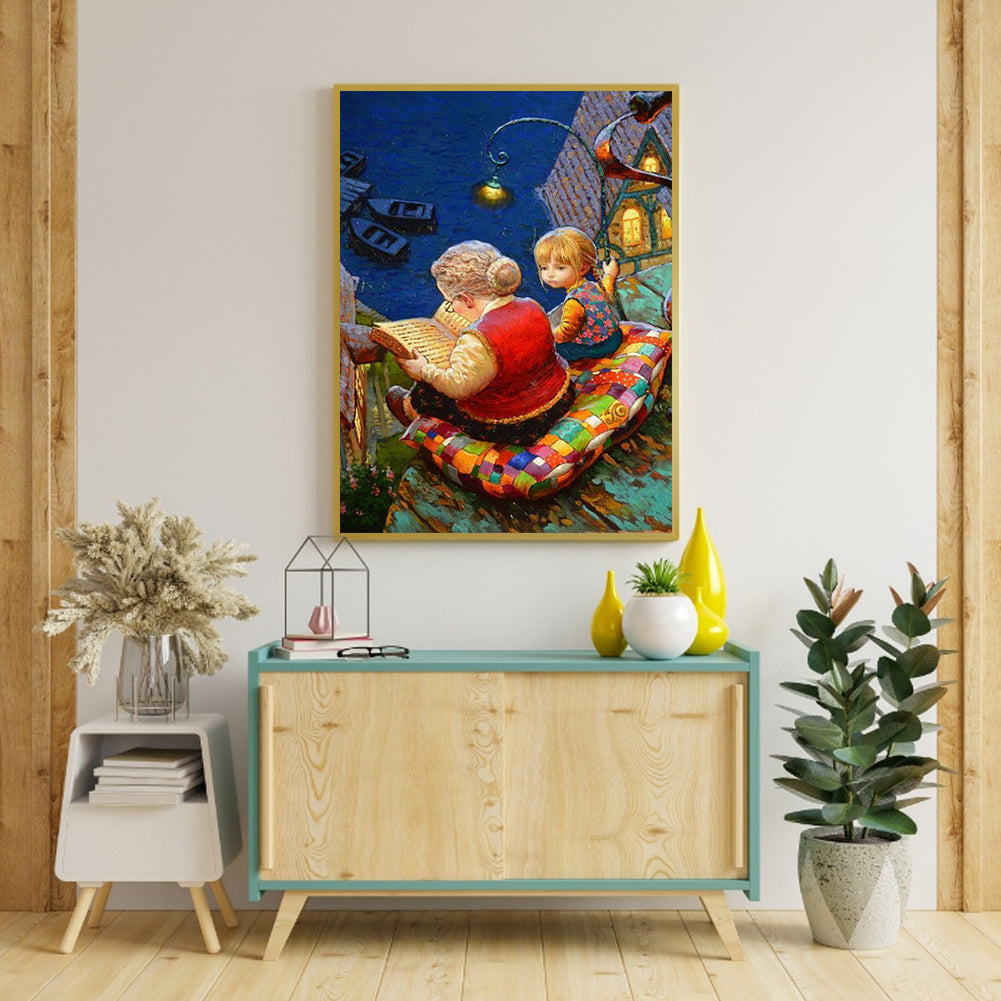 Granny Love - Full Round Drill Diamond Painting 30*40CM