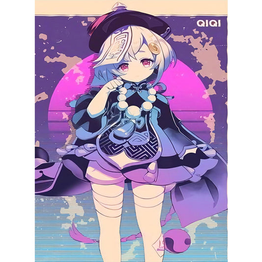 Genshin Anime - Full Round Drill Diamond Painting 30*40CM