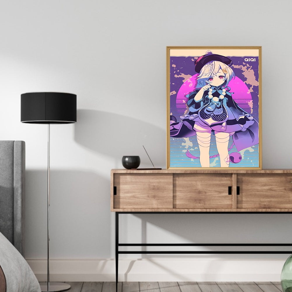 Genshin Anime - Full Round Drill Diamond Painting 30*40CM