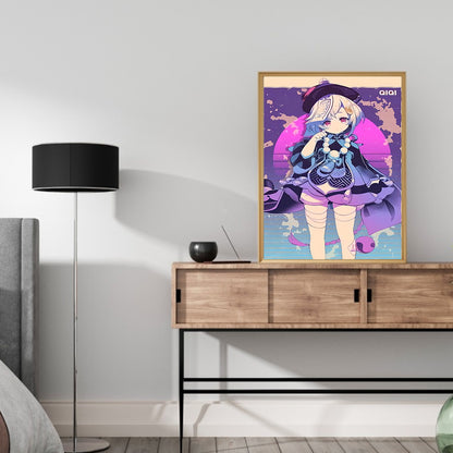 Genshin Anime - Full Round Drill Diamond Painting 30*40CM