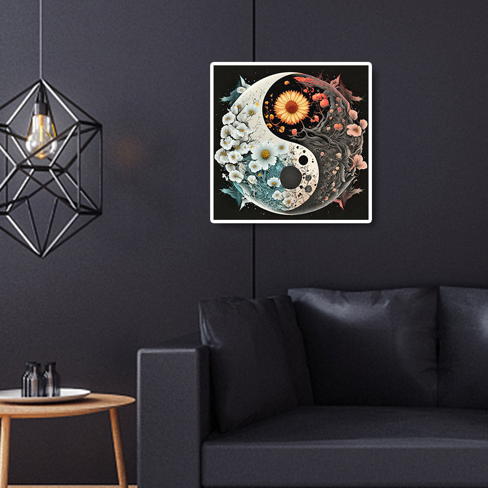 Tai Chi Landscape - Full Round Drill Diamond Painting 30*30CM