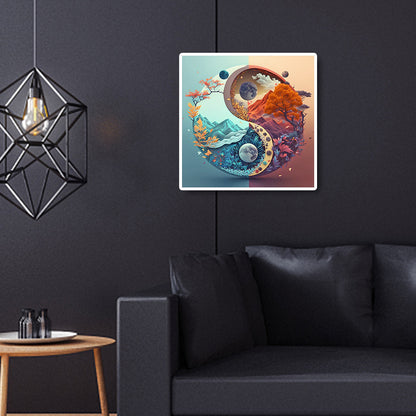 Tai Chi Landscape - Full Round Drill Diamond Painting 30*30CM