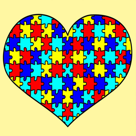 Love Puzzle - Full Round Drill Diamond Painting 50*50CM