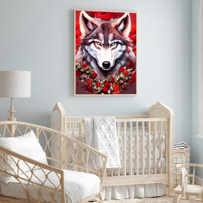 Wolf - Full Round Drill Diamond Painting 30*40CM