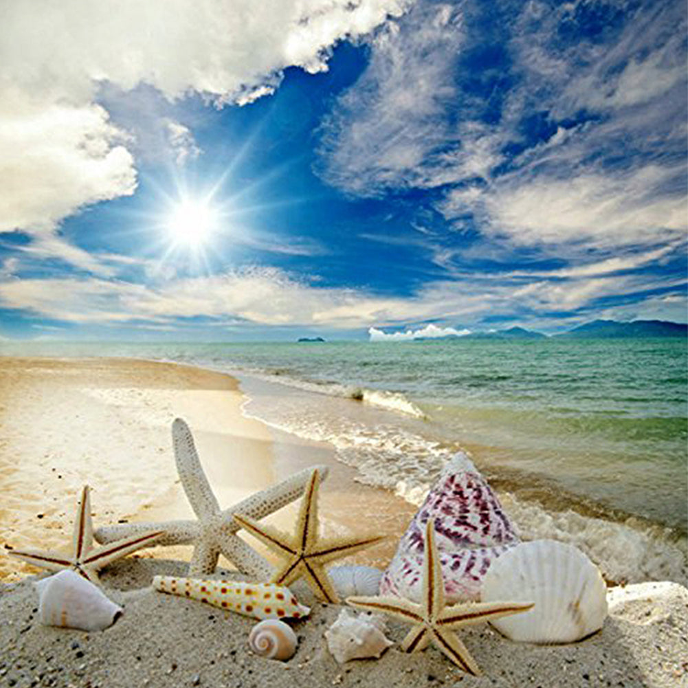 Beach Sea Shells - Full Square Drill Diamond Painting 50*50CM