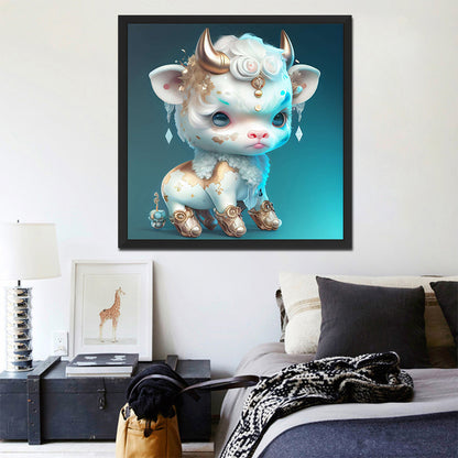 Zodiac Ox - Full Round Drill Diamond Painting 30*30CM