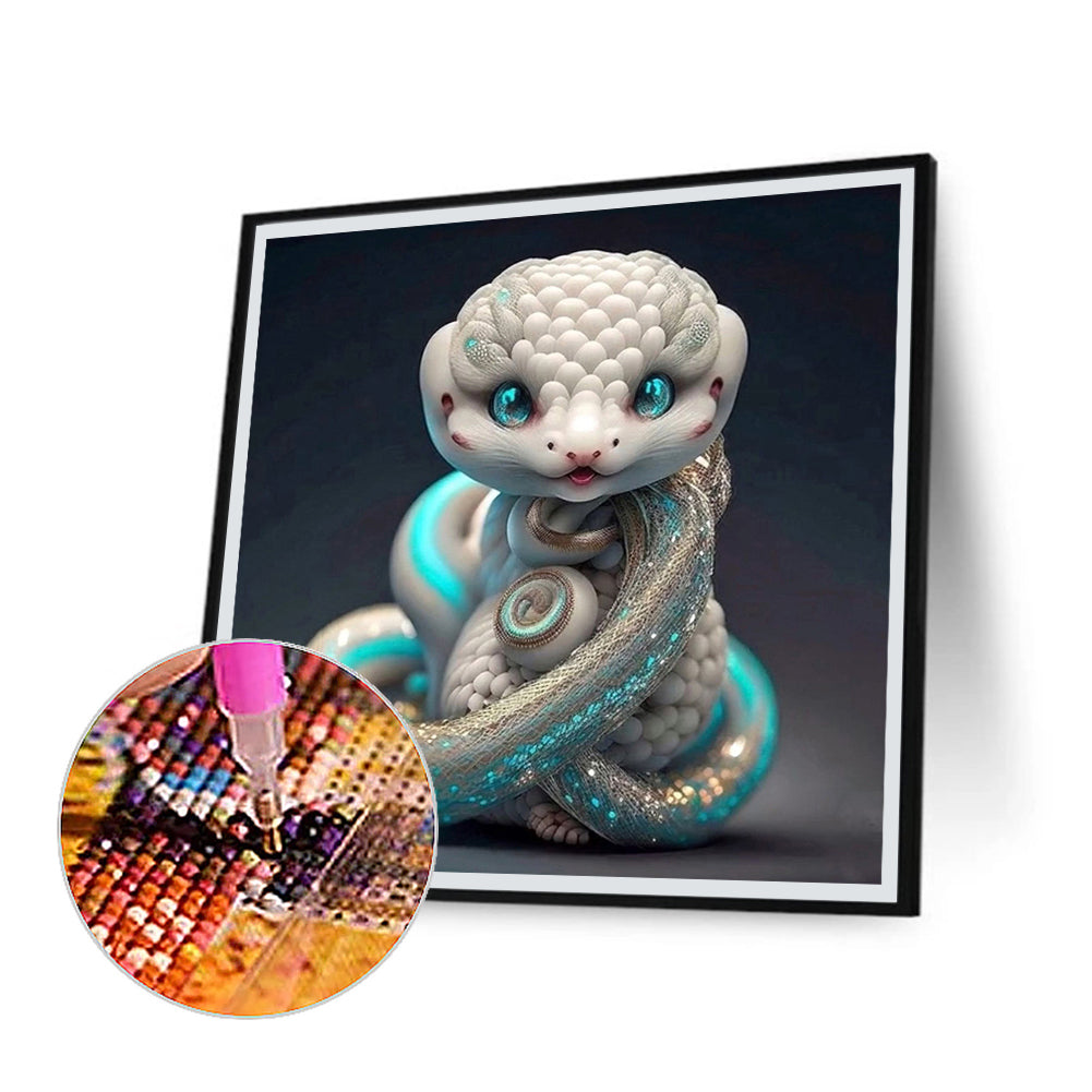 Zodiac Snake - Full Round Drill Diamond Painting 30*30CM