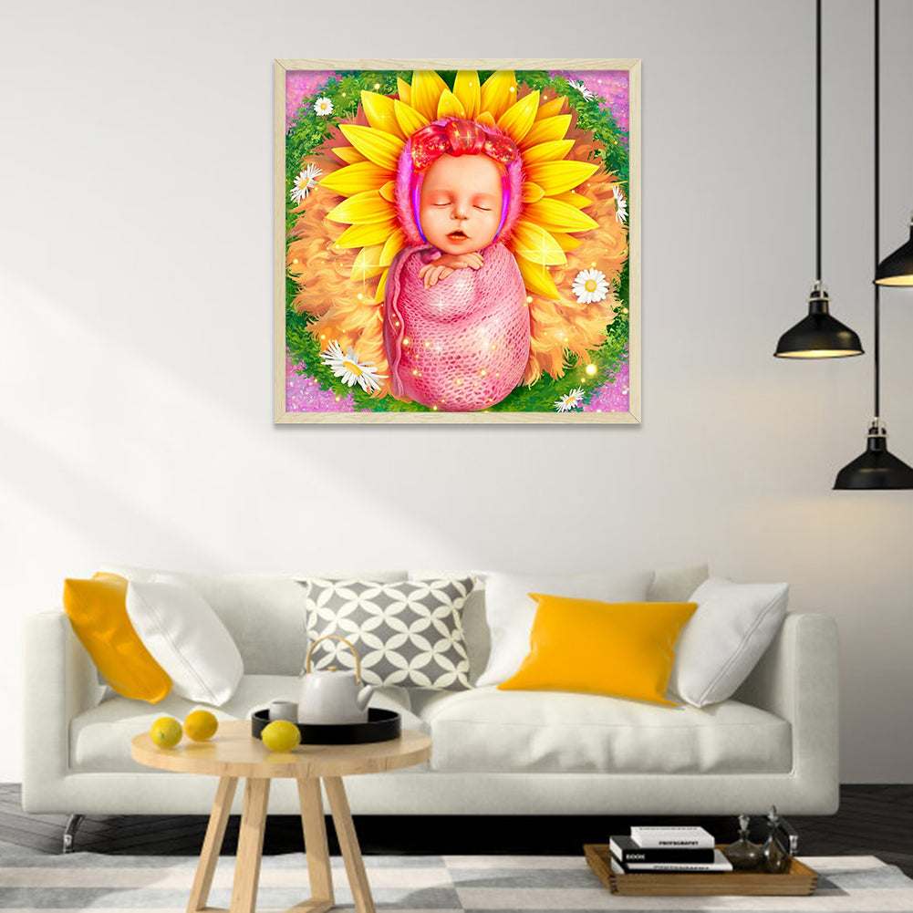 Cute Baby - Full Round Drill Diamond Painting 30*30CM