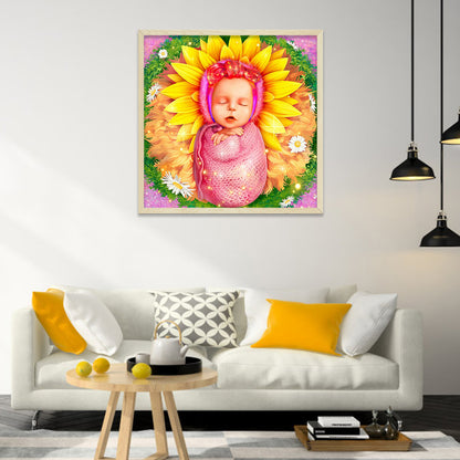 Cute Baby - Full Round Drill Diamond Painting 30*30CM