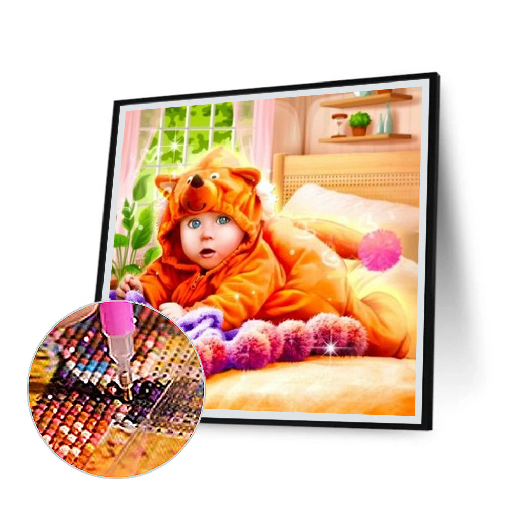 Cute Baby - Full Round Drill Diamond Painting 30*30CM