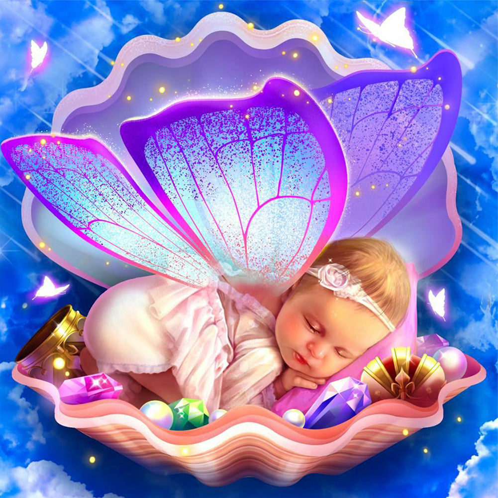 Cute Baby - Full Round Drill Diamond Painting 30*30CM