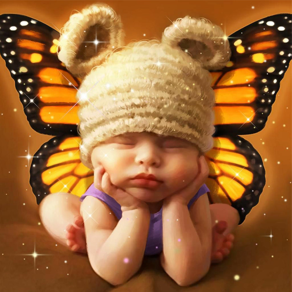Cute Baby - Full Round Drill Diamond Painting 30*30CM