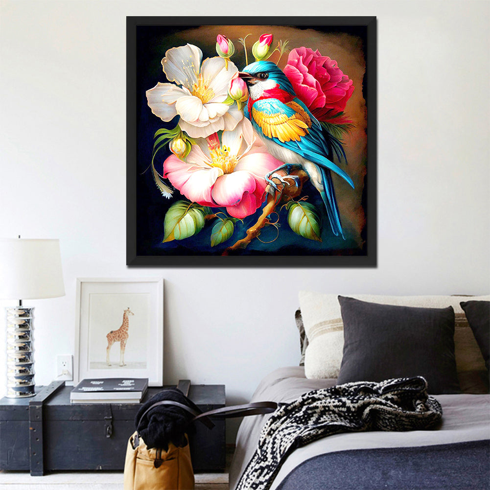 Birdsong - Full Round Drill Diamond Painting 40*40CM