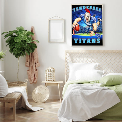 Tennessee Titans Football Team - Full Round Drill Diamond Painting 30*40CM