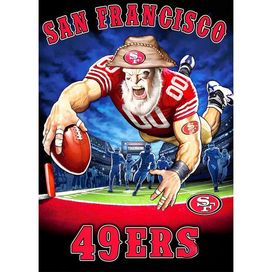 San Francisco 49Ers Football Team - Full Round Drill Diamond Painting 30*40CM
