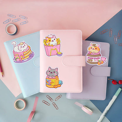 2 Sheets Diamonds Painting Sticker Crafts DIY Art Cartoon Paster Home Decoration