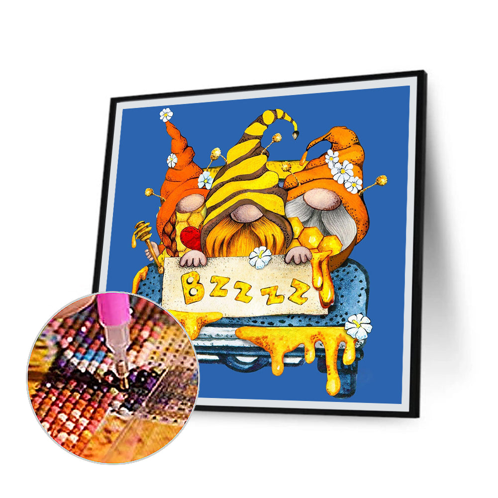 Bee Goblin - Full Round Drill Diamond Painting 30*30CM