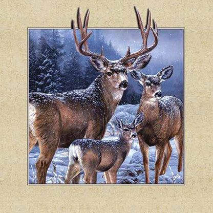 Elk - Full Round Drill Diamond Painting 35*35CM