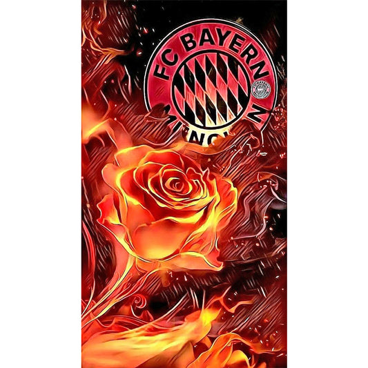 Bayern Munich Football Club - Full Round Drill Diamond Painting 30*50CM