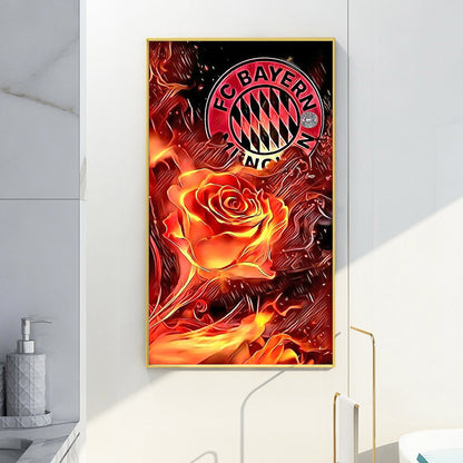 Bayern Munich Football Club - Full Round Drill Diamond Painting 30*50CM