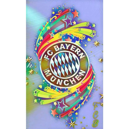 Bayern Munich Football Club - Full Round Drill Diamond Painting 30*50CM