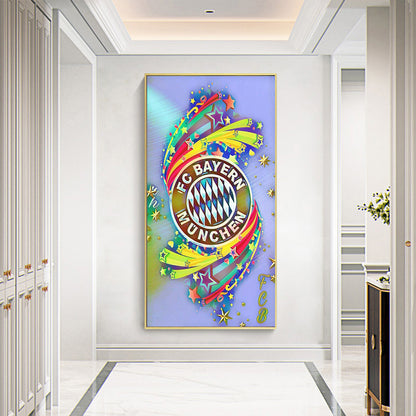 Bayern Munich Football Club - Full Round Drill Diamond Painting 30*50CM