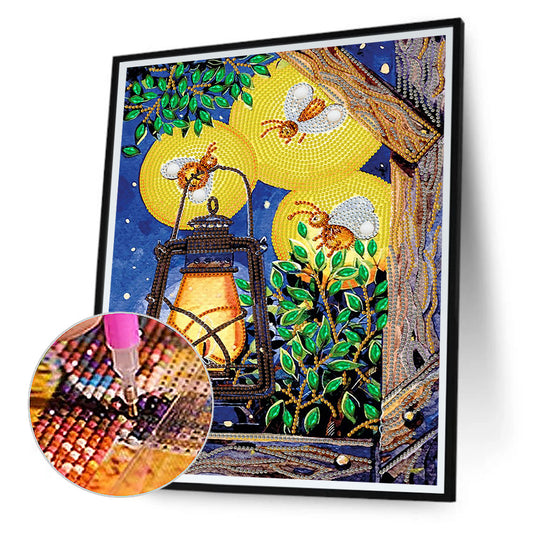 Winter Atmosphere - Special Shaped Drill Diamond Painting 30*40CM