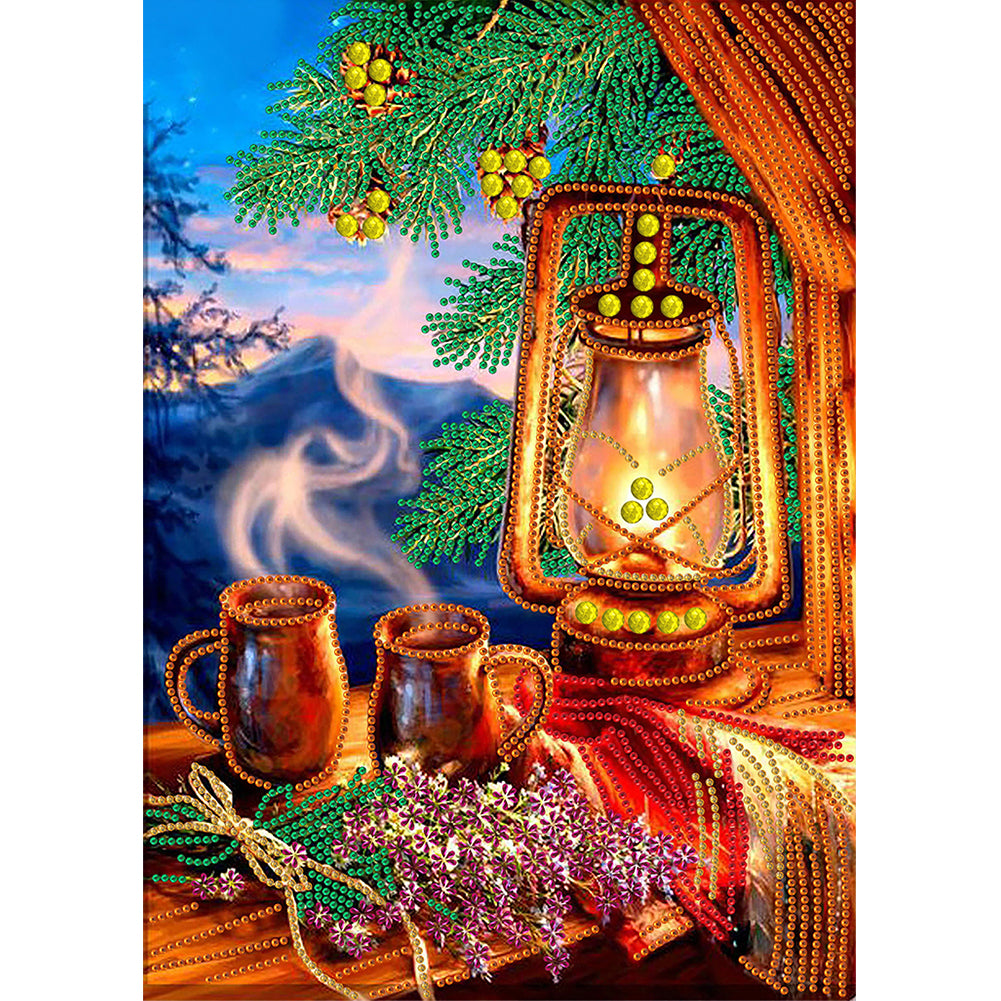 Winter Atmosphere - Special Shaped Drill Diamond Painting 30*40CM
