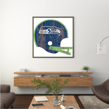Seattle Seahawks Football Team - Full Round Drill Diamond Painting 30*30CM