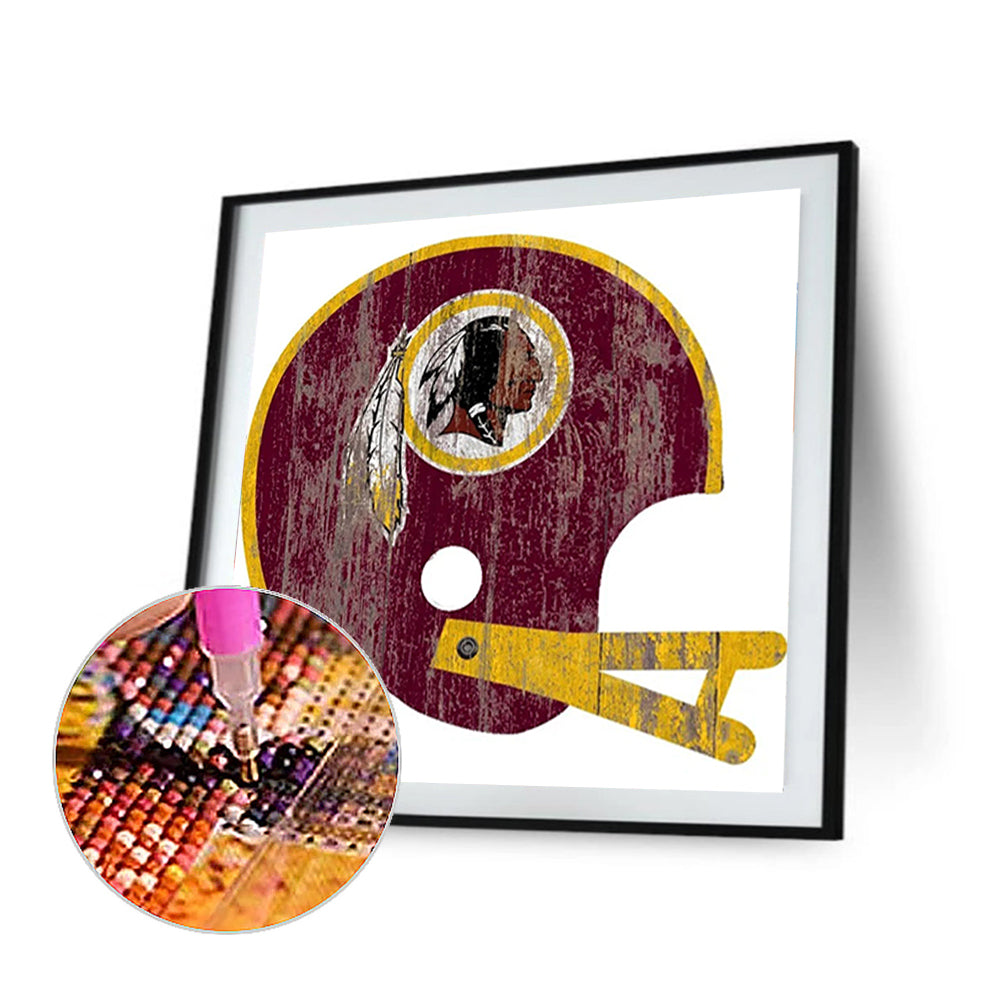 Washington Commanders American Football Team Soccer Team - Full Round Drill Diamond Painting 30*30CM