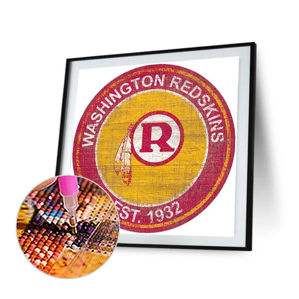 Washington Commanders American Football Team Soccer Team - Full Round Drill Diamond Painting 30*30CM