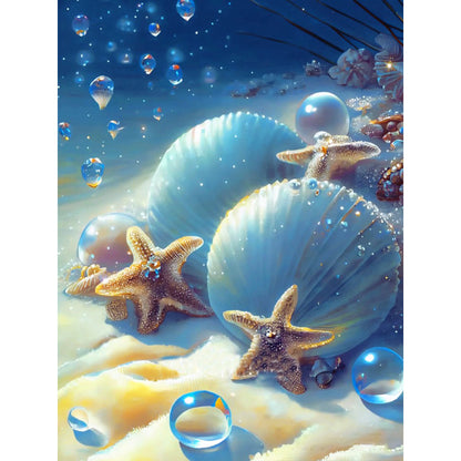 Beach Scenery - Full Round Drill Diamond Painting 30*40CM