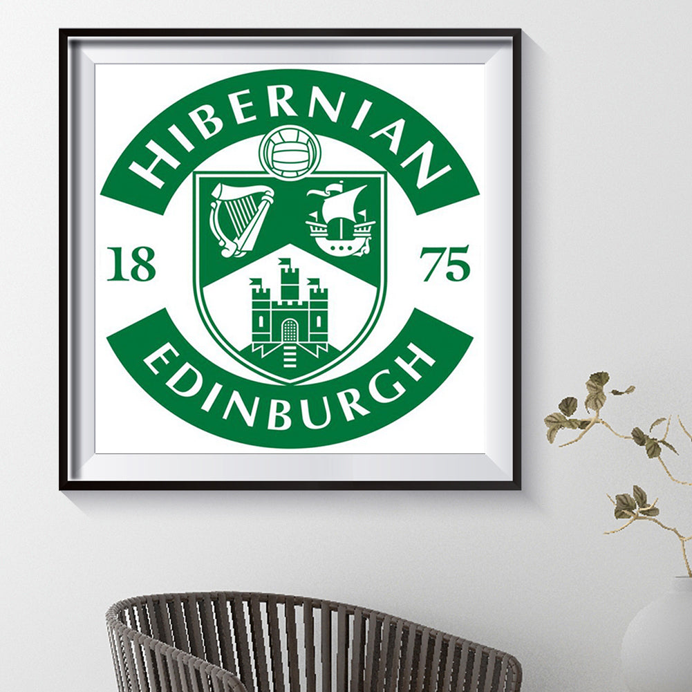 Hibernian Football Club - Full Round Drill Diamond Painting 40*40CM
