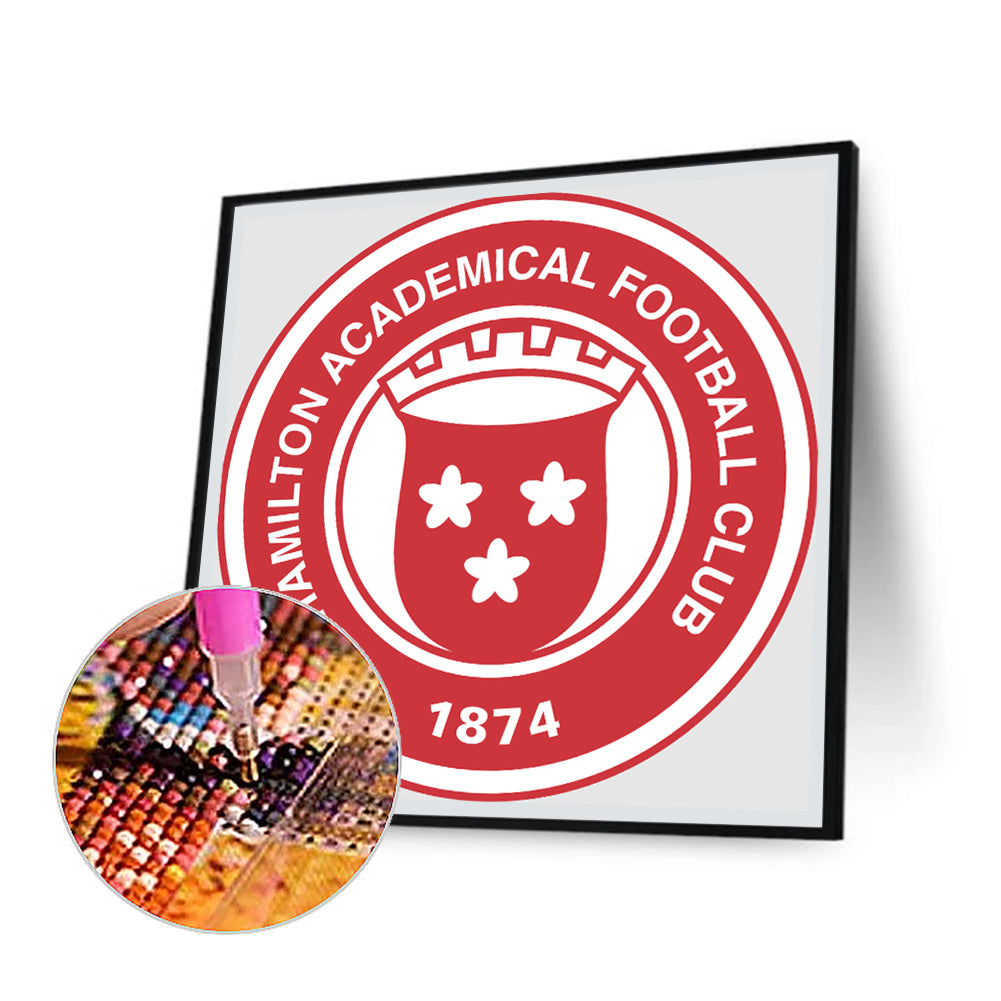 Hamilton College Football Club - Full Round Drill Diamond Painting 30*30CM