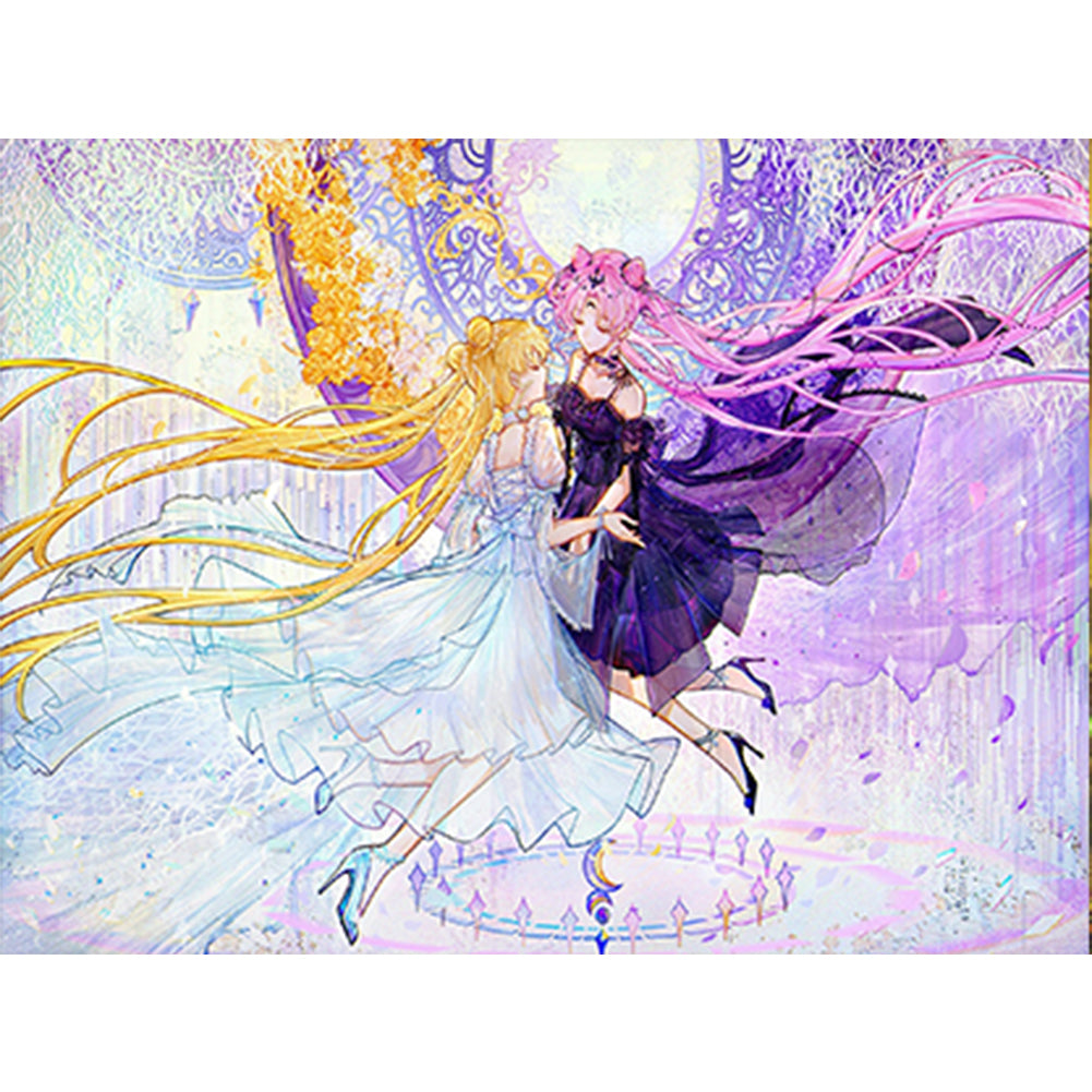 Moon Hare - Full Round Drill Diamond Painting 40*30CM