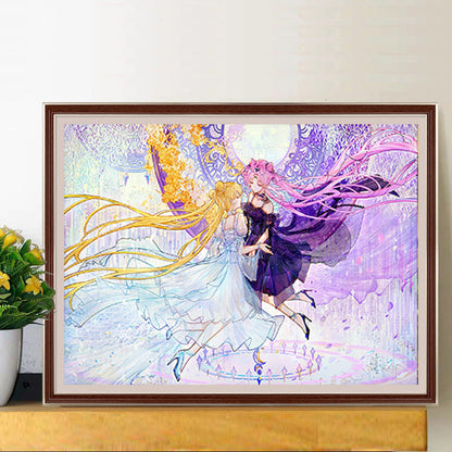 Moon Hare - Full Round Drill Diamond Painting 40*30CM