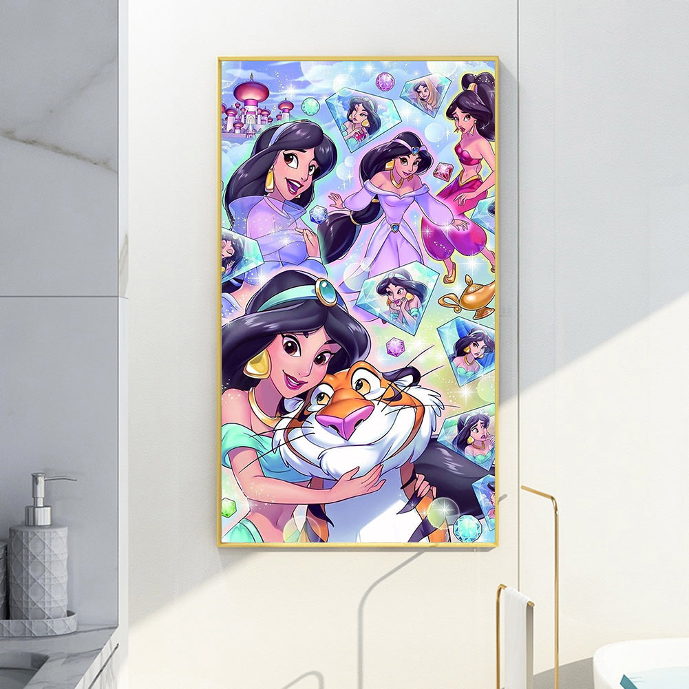 Disney Princess Jasmine - Full Round Drill Diamond Painting 40*60CM