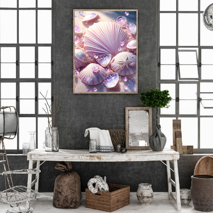 Dream Beach Shells - Full Round Drill Diamond Painting 30*40CM