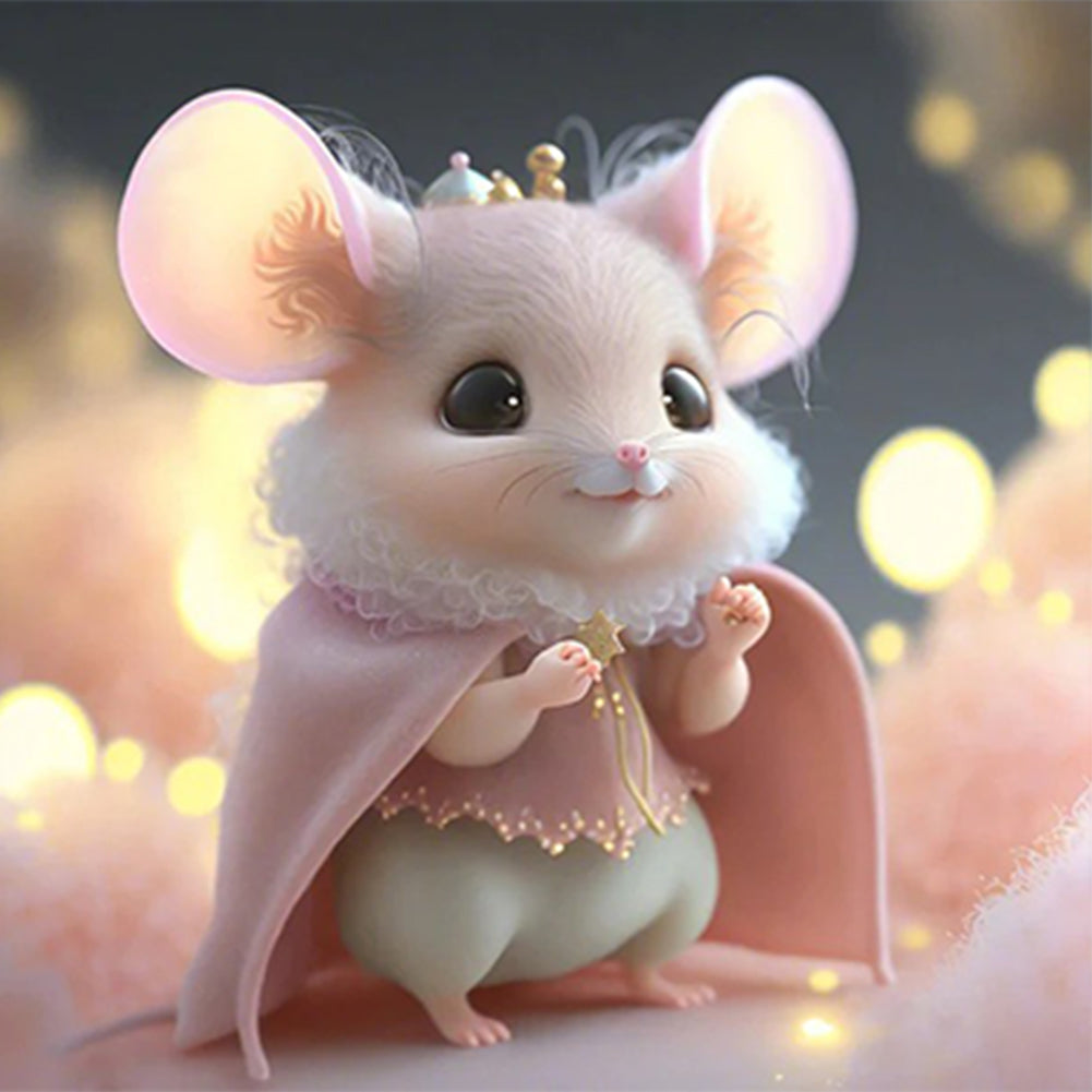 Pink Cute Animals - Full Round Drill Diamond Painting 30*30CM