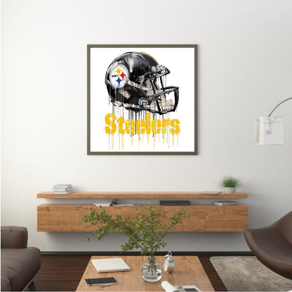 Pittsburgh Steelers Football Team - Full Round Drill Diamond Painting 30*30CM
