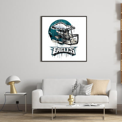Philadelphia Eagles Football Team - Full Round Drill Diamond Painting 30*30CM