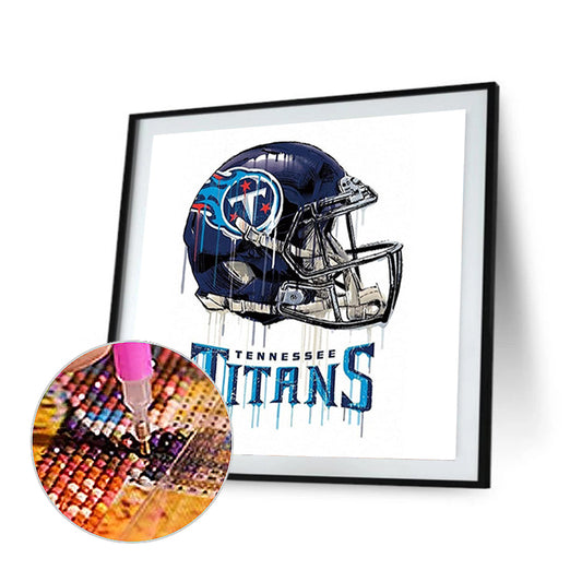 Tennessee Titans Football Team - Full Round Drill Diamond Painting 30*30CM