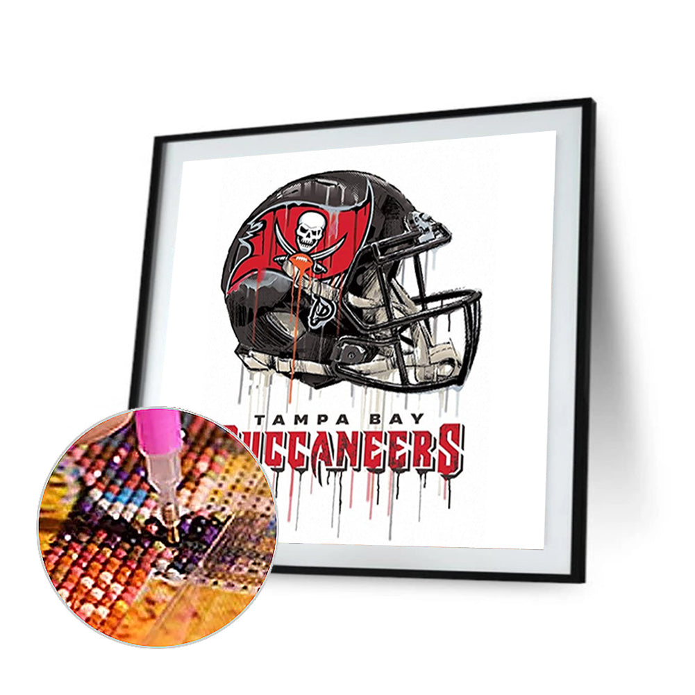 Tampa Bay Buccaneers Football Team - Full Round Drill Diamond Painting 30*30CM