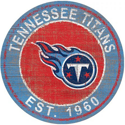 Tennessee Titans Football Team - Full Round Drill Diamond Painting 30*30CM